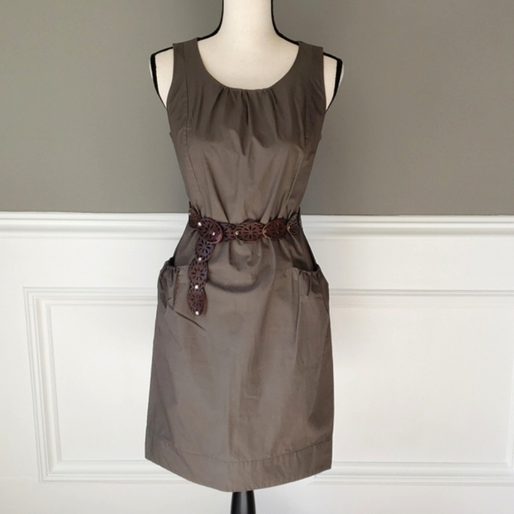 Olive Green Casual Dress